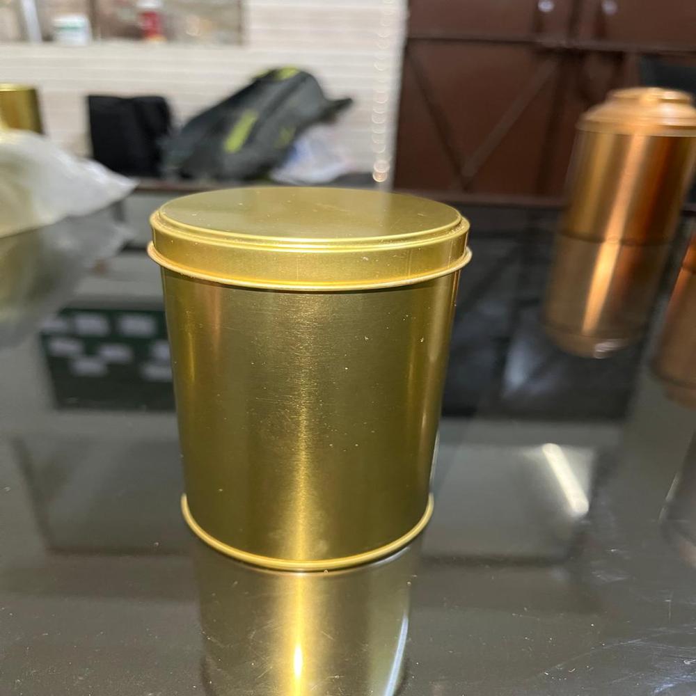 Cylindrical tin Box 65 Dia