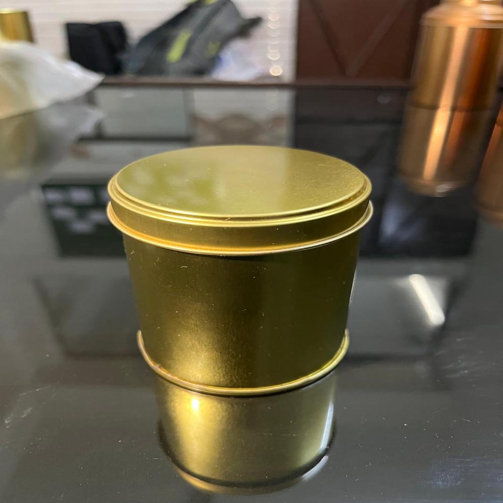 Cylindrical tin Box 65 Dia