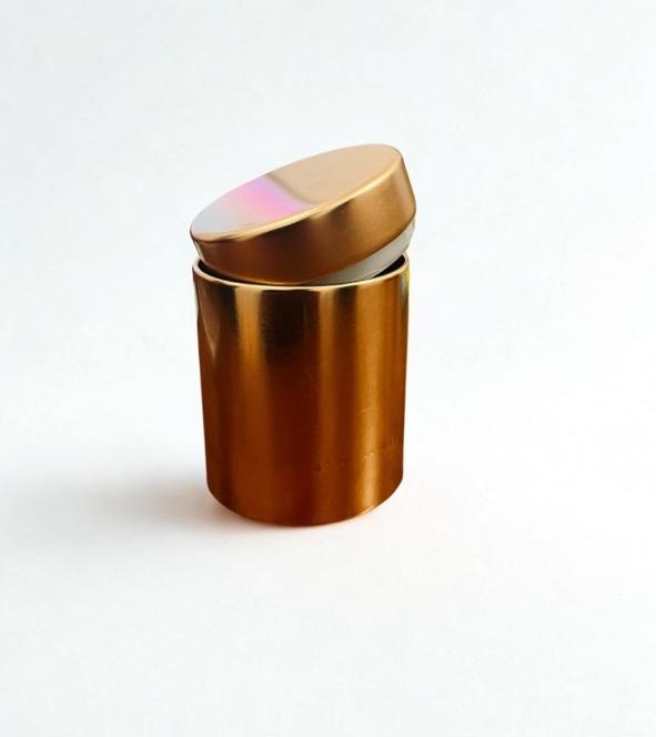 Cylindrical Tin Box 73 mm Dia