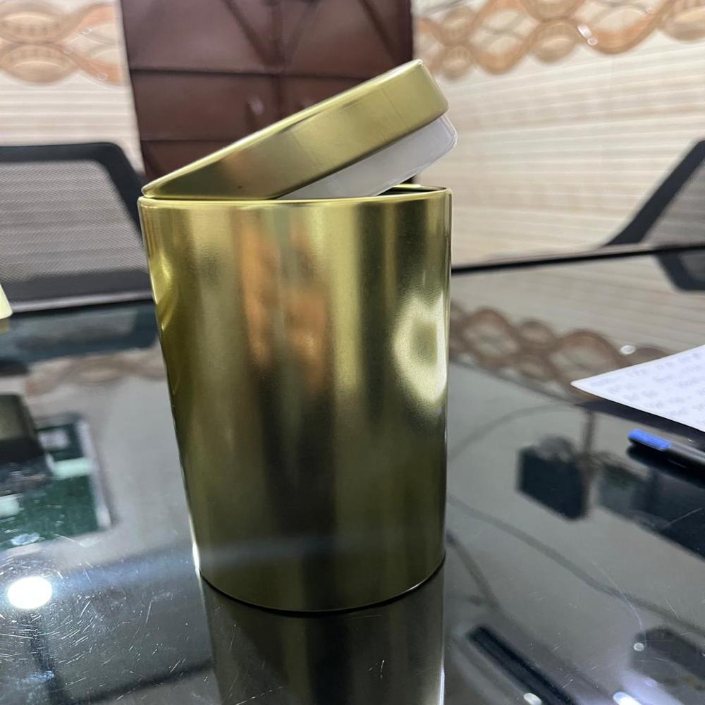 Cylindrical Tin Box 73 mm Dia