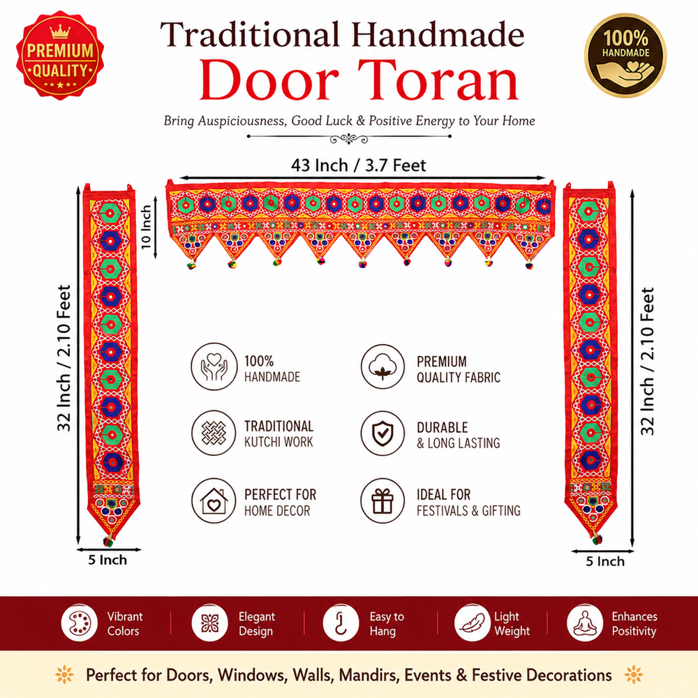 KRISHNA HANDLOOM Bandhanwar for Festive Decor H 18