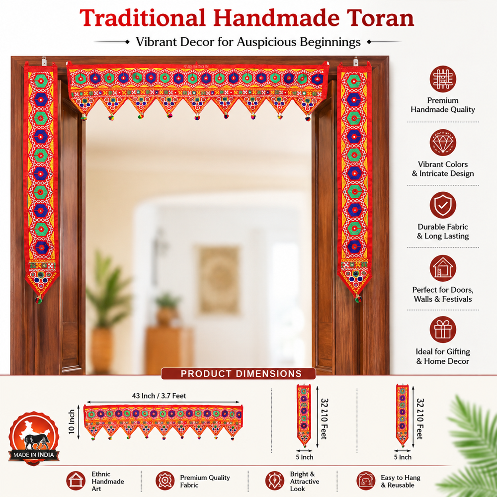 KRISHNA HANDLOOM Festival Toran for Festive Decor H 21