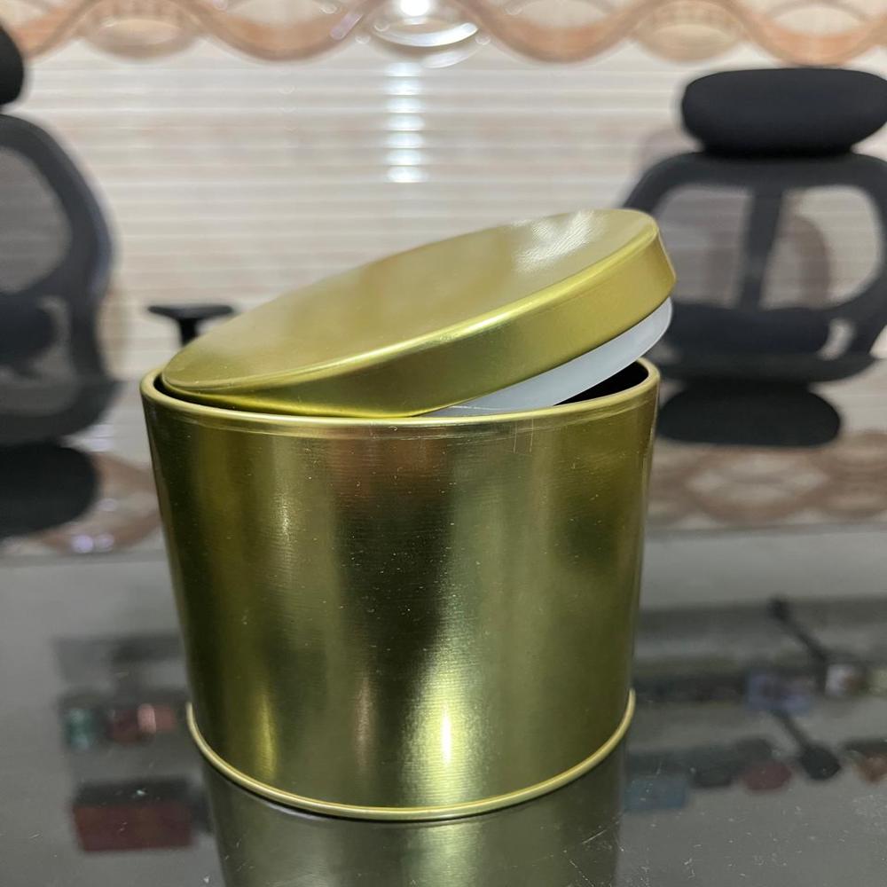 Cylindrical tin box 100 Dia