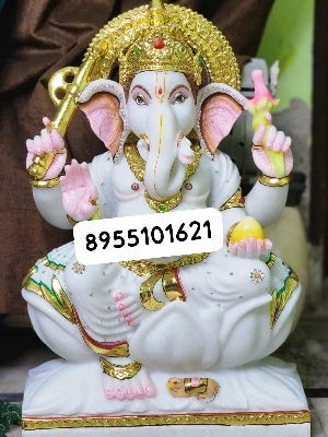 Marble ganesh ji statue