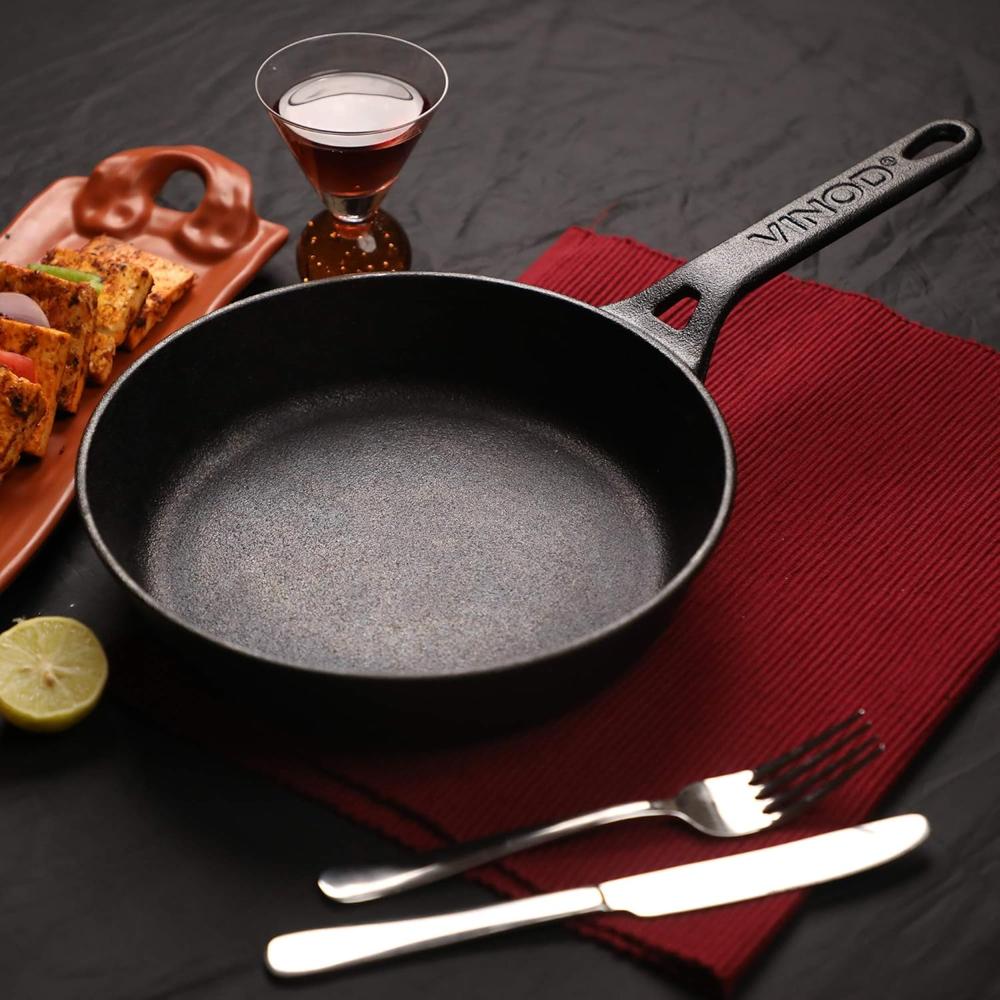 Pre-Seasoned Cast Iron Skillet Frypan - 0.9 ml