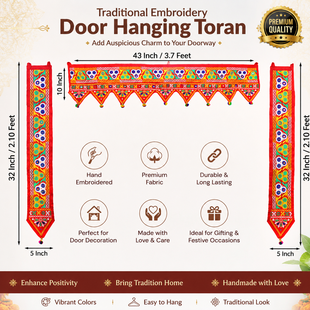 KRISHNA HANDLOOM Festival Toran for Home Decoration I 5