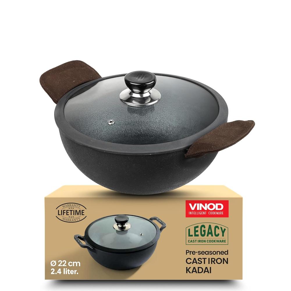 Cast Iron Kadai 2.4 L