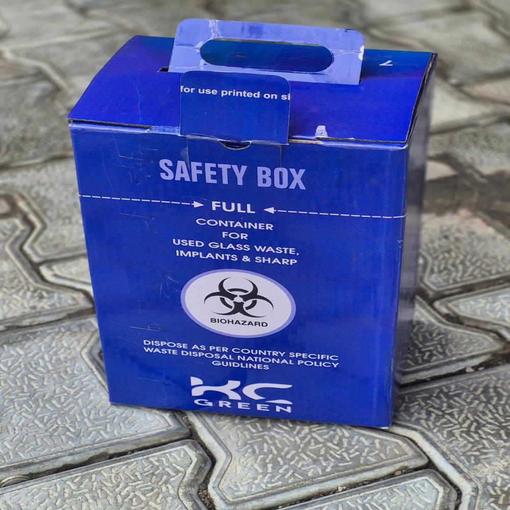 Blue Box Cardboard Box For Bmw 10L - Application: Hospital Use