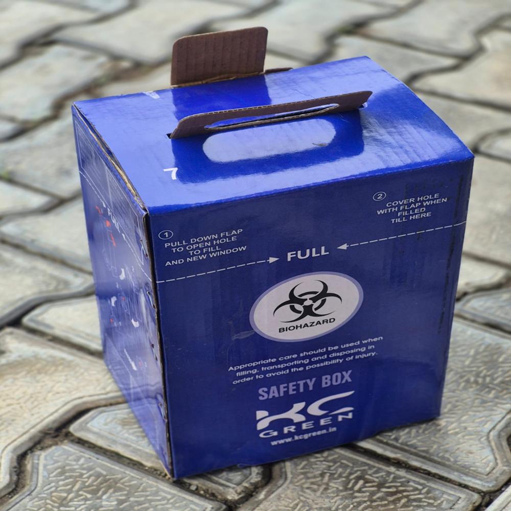 Blue box cardboard box for BMW 10L