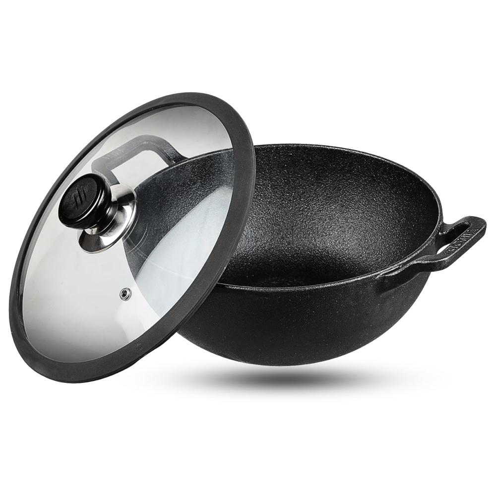 Cast Iron Kadai 3.3L