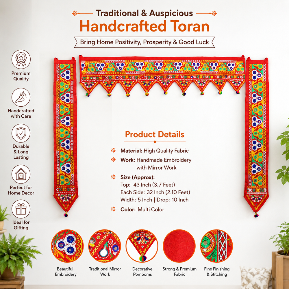 KRISHNA HANDLOOM Home Entrance Toran for Main Door Decor I 14