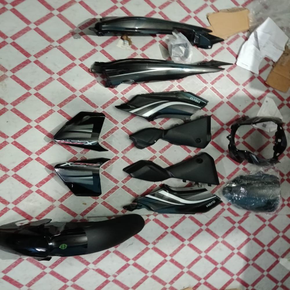 Hero Passion Xpro Black Bike Parts