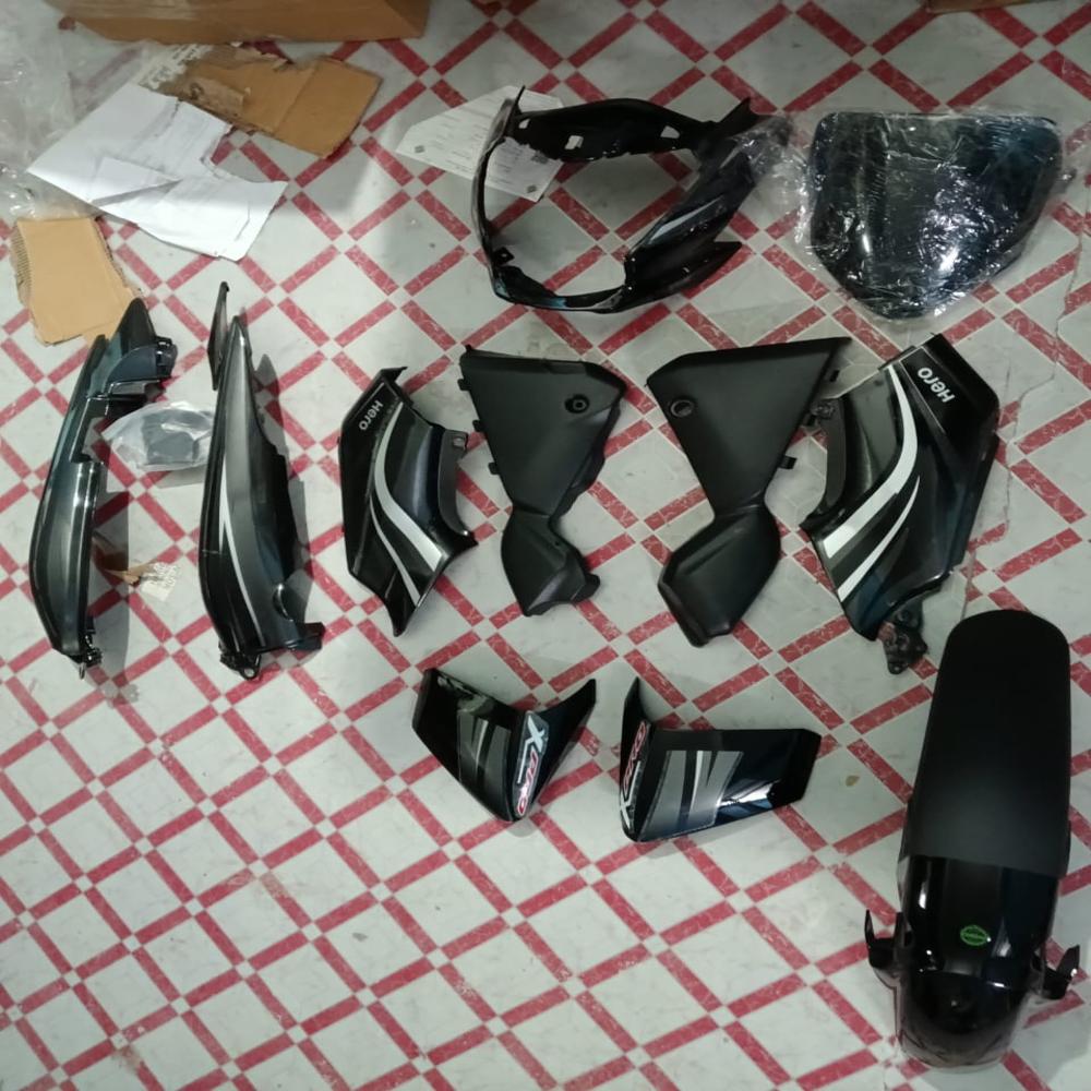 Hero Passion Xpro Black Bike Parts