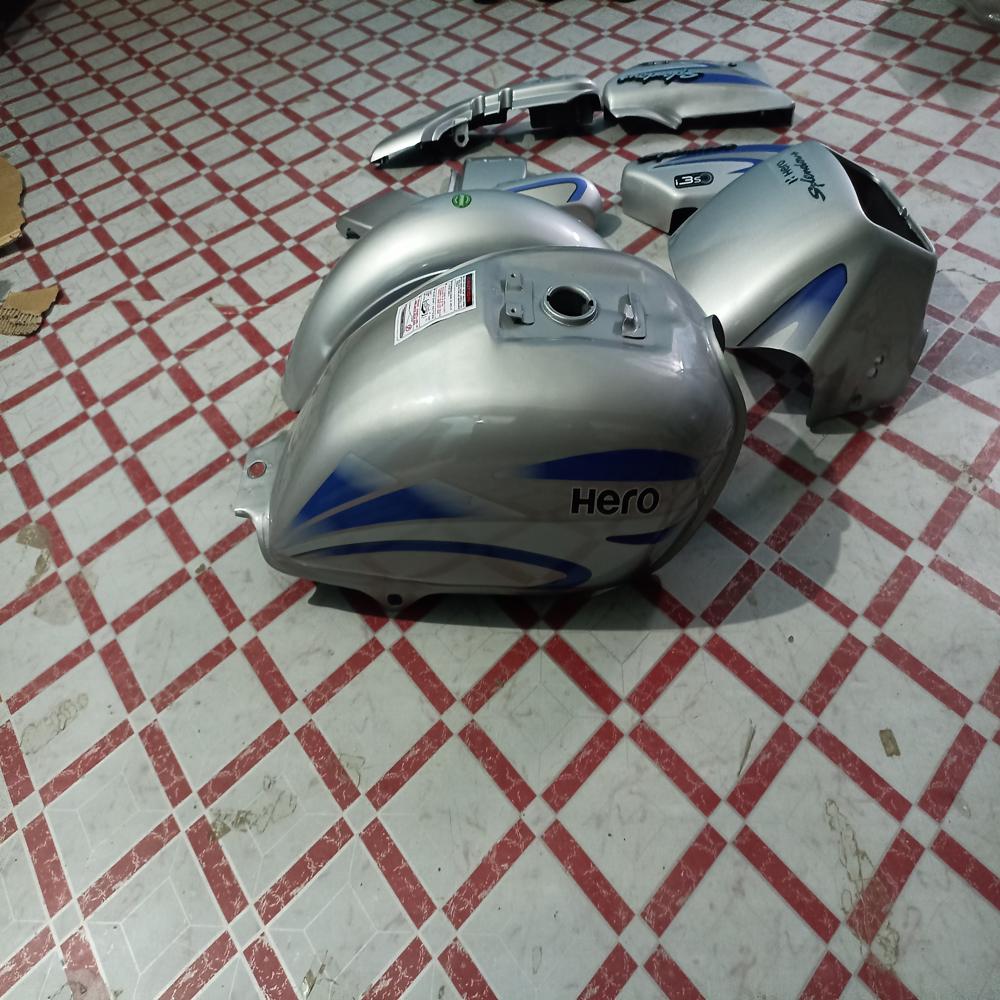 Hero Splendor plus Silver Full Body kit 