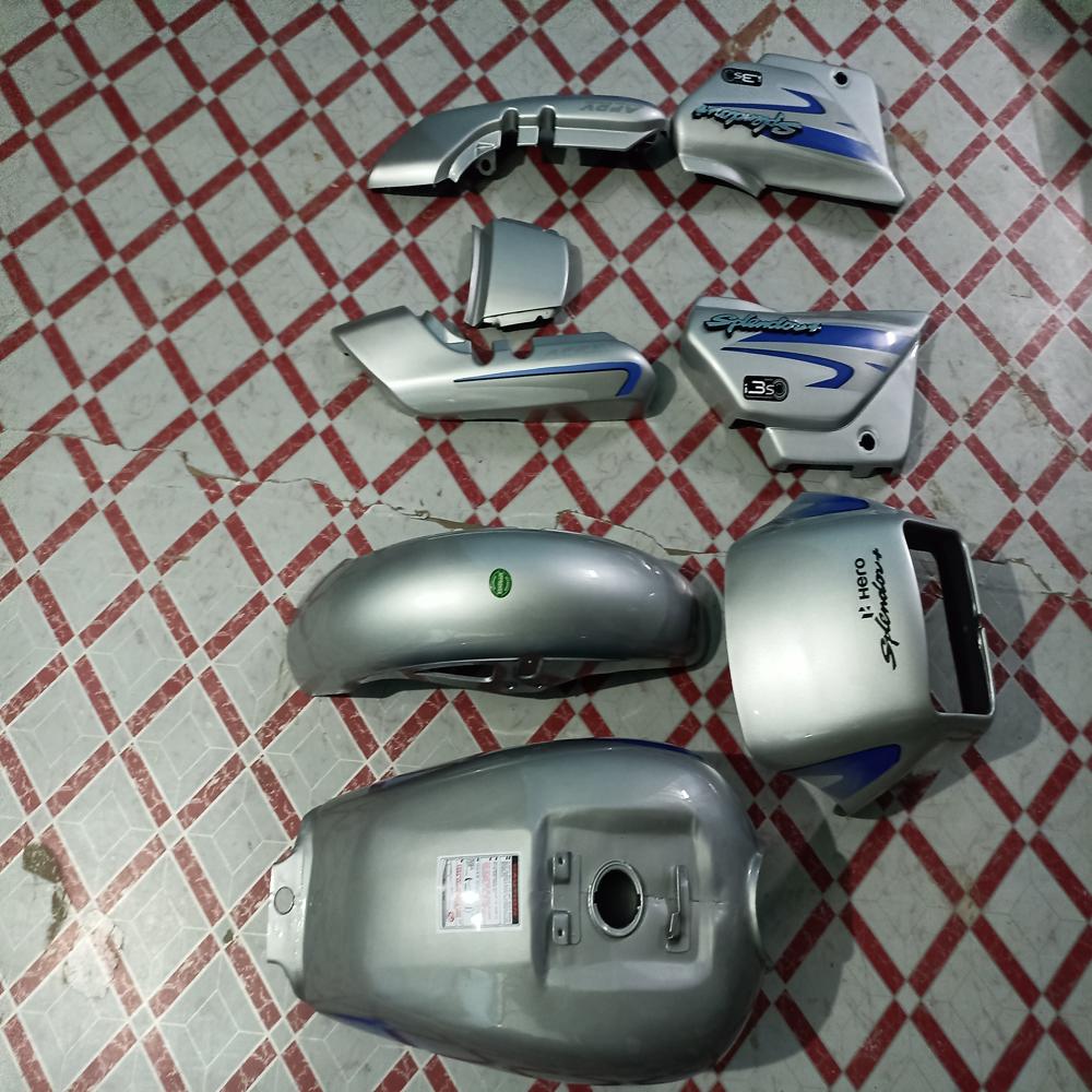 Hero Splendor plus Silver Full Body kit 