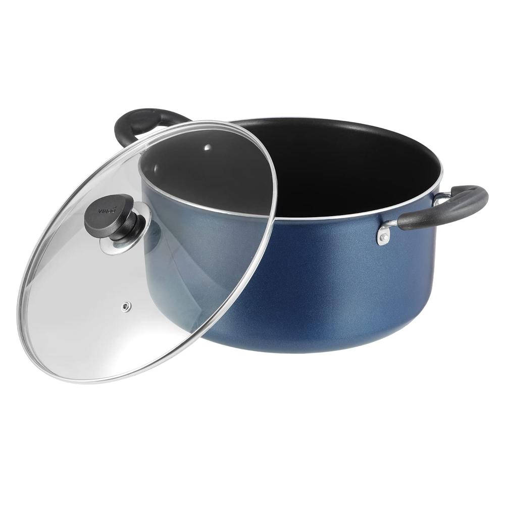 Non Stick Saucepot with Glass Lid - 3.1 Litre