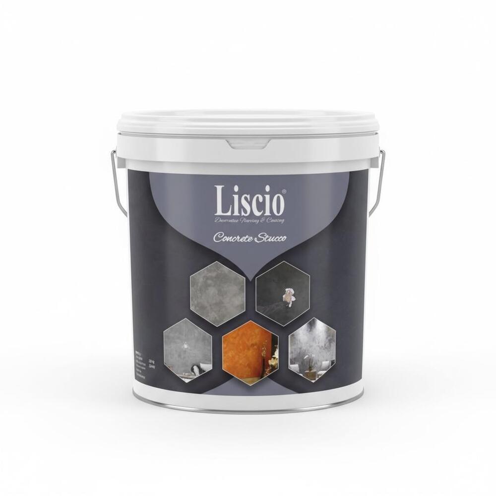 Liscio Concrete Stucco Walls Plaster