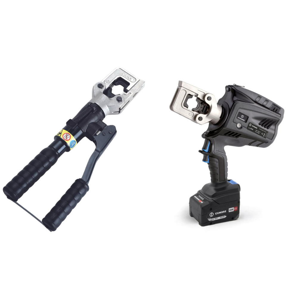 Cable Crimping Tool - Dimension (L*W*H): Approx. 340 X 80 X 50 Mm (Manual) / 320 X 90 X 60 Mm (Battery)