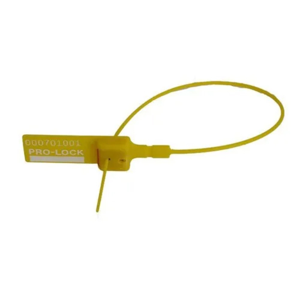 Strip Lock Seal - Abs Plastic Material, Different Sizes, Bright Yellow Color, Round Shape | Industrial Sealing Solution For Containers & Equipment