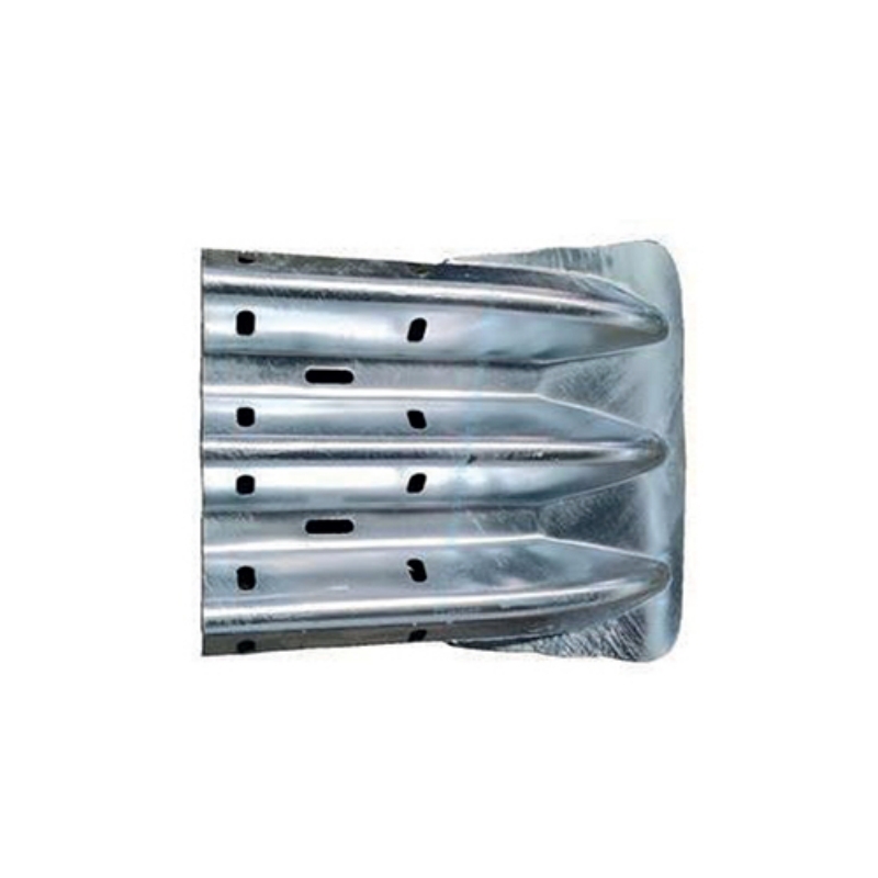 End Shoe - High-grade Steel, Silver Polished Finish | Strip-shaped Design For Structural Connections