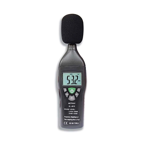Digital Sound Level Meter SL-4010 - Mini Size 210x55x32 mm, Matte Black | Accurate Readings, Clear LCD Display, Automatic Operation, Health Safety Compliance