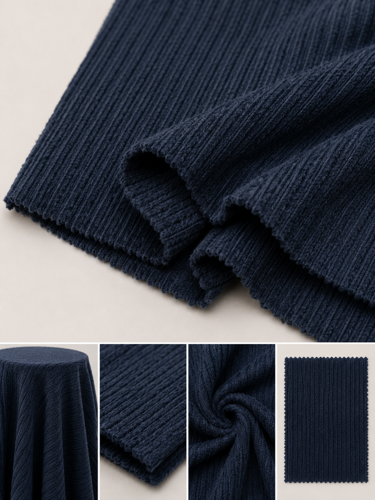 Blue Imported Jacquard Fabric