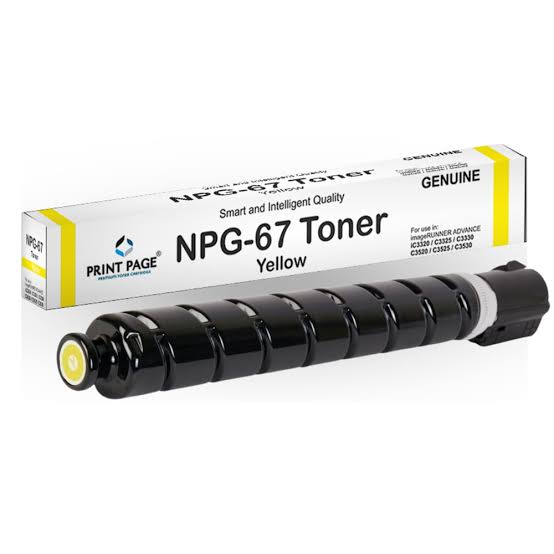 NPG 67 Toner Cartridge Yellow For Use JR 03320,C3325,03330