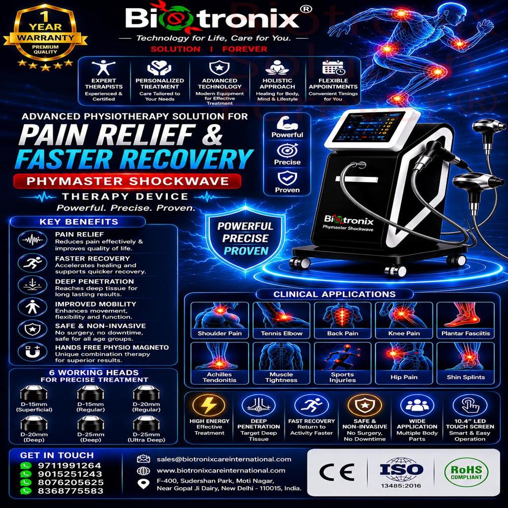 Phymaster Premium Shockwave Therapy Machine
