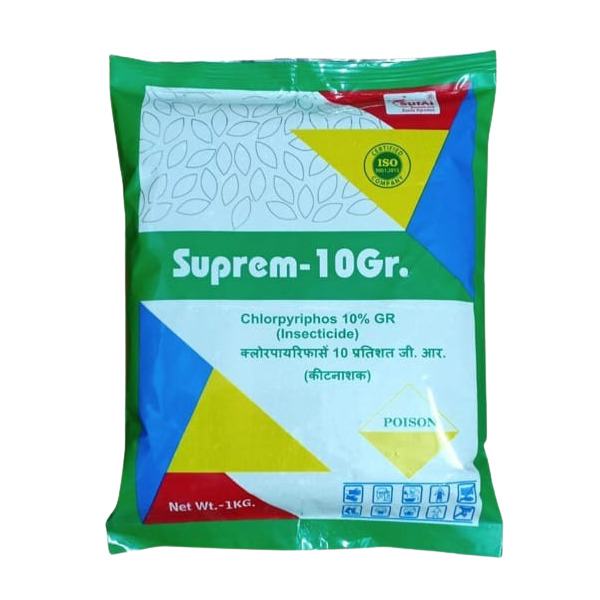 SUPREM-10 GR CHLORPYRIPHOS 10 Gr Insecticides