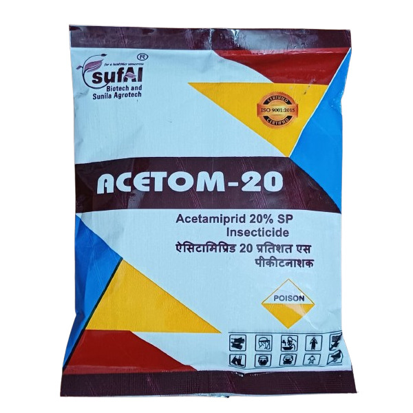 ACETOM-20 ACETAMIPRID 20 SP Insecticides ACETOM-20 ACETAMIPRID 20 SP Insecticides