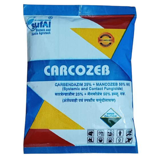 CARCOZEB CARBENDAZIM 25 + MANCOZEB 50 WS Fungicides