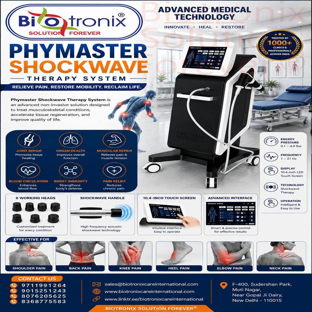 Advanced Phymaster Premium Shockwave Therapy System