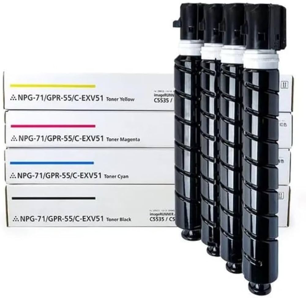 NPG-71 Toner Cartridge Pack Of 4 For Use iR Advance C5535/C5540/C5550/05560