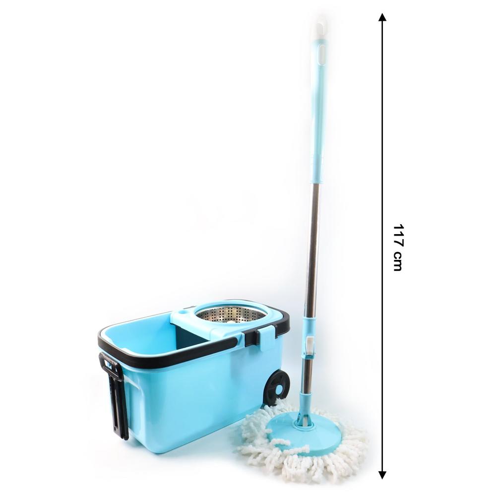 Premium 360 Spin Cleaning Mop Set - Color: Mix
