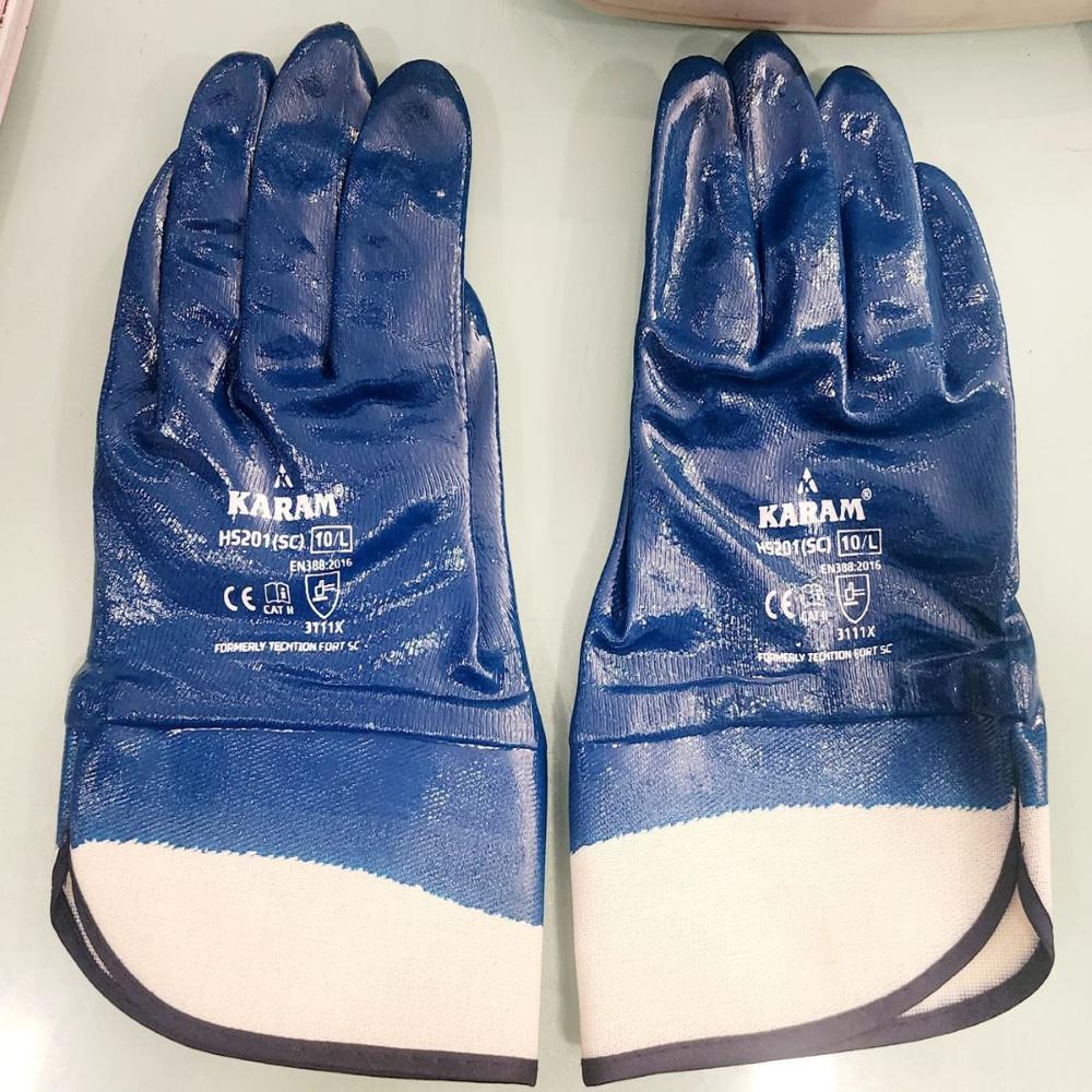 Karam Nitrile Full Deep Hand Gloves