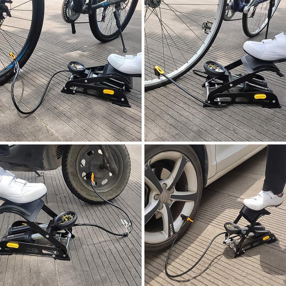 Portable High Pressure Foot Air Pump Compressor for Car and Bike