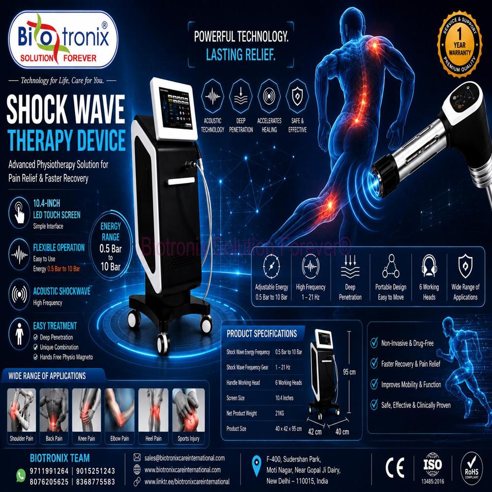 Professional Premium Shockwave Therapy Machine for Physiotherapy