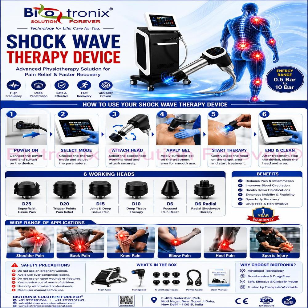 Professional Premium Shockwave Therapy Machine for Physiotherapy