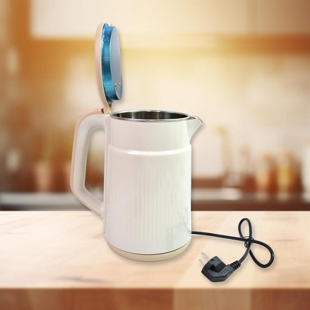 Double Wall Stainless Steel Electric Cordless Tea Kettle (1500w / 2.3 Ltr.) - Application: Home & Kitchen