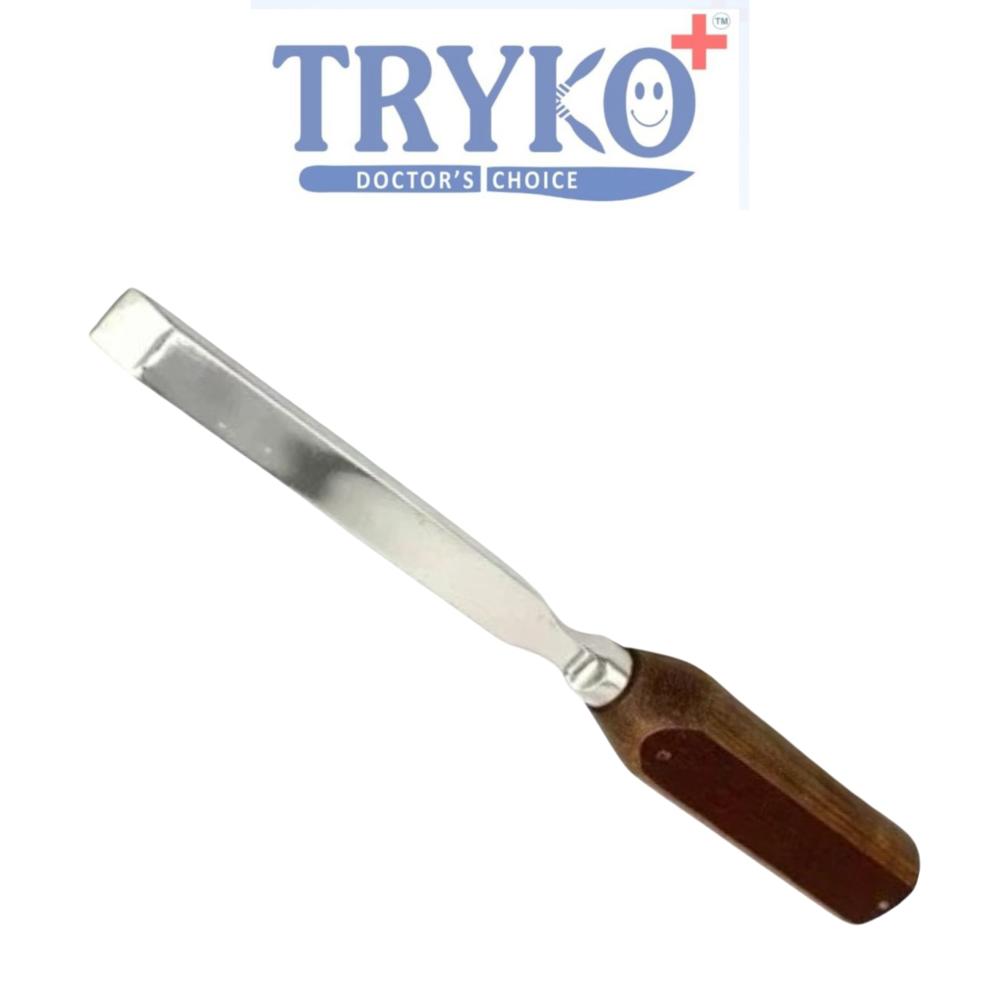 Bone Chisel Straight Fiber Handle 10 mm Brand TRYKO+