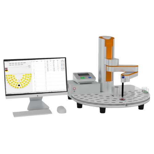 Automatic pH Tester - High-Grade ABS Plastic, 520x400x440mm, Multilingual Support | Accurate 0.01 pH, Automated Calibration, USB & RS232 Output
