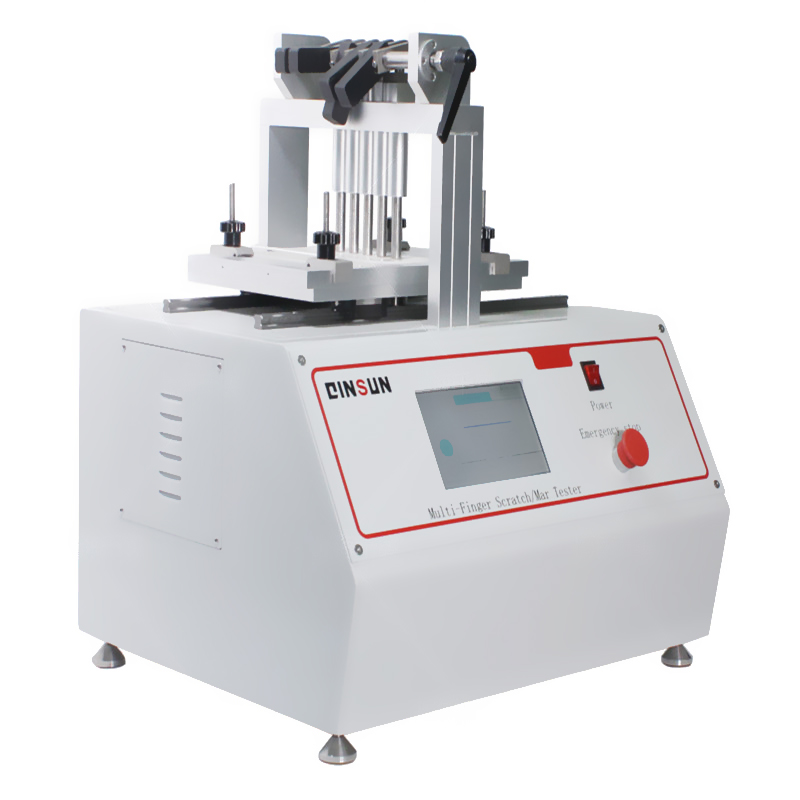Five-Finger Scratch Tester - Stainless Steel with ABS Housing, 480x370x470mm, Digital Touchscreen Control, Adjustable Loads 1-20N