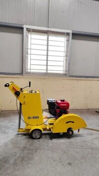 Groove Cutting Machine - Steel Body, 1000x550x950mm, Yellow, 300mm Blade Diameter, Petrol Engine, Electric Start, Water Cooling