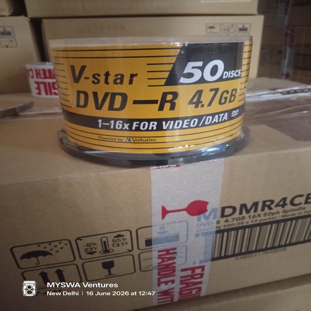 V-star DVD-R 4.7GB 50 PK SPINDLE