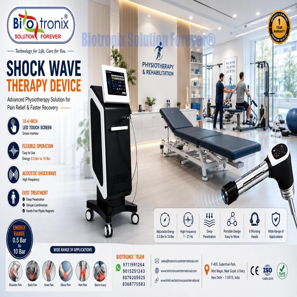 Advanced Acoustic Shockwave Therapy Machine for Pain Relief