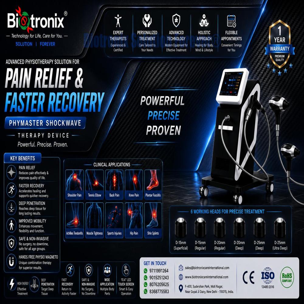 Advanced Acoustic Shockwave Therapy Machine for Pain Relief