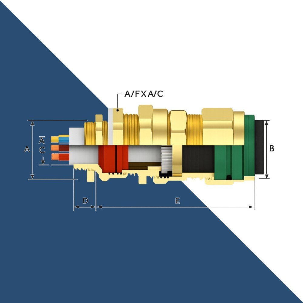 Flameproof Brass Cable Glands