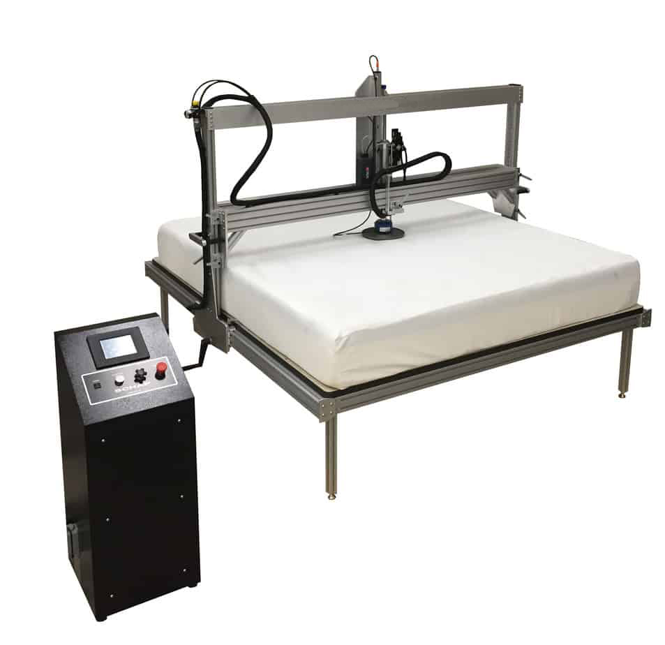 Cornell Mattress Fatigue Testing Machine - Stainless Steel, Up to King Size, Touch Screen PLC Control, AC Servo Motor