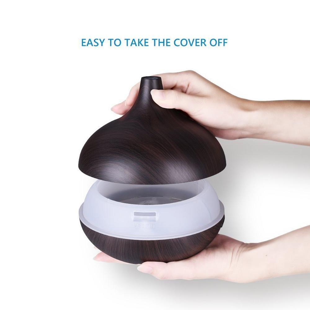 Aromatherapy Humidifier with 7 Colourful LED Light Change (500 ML Capacity)