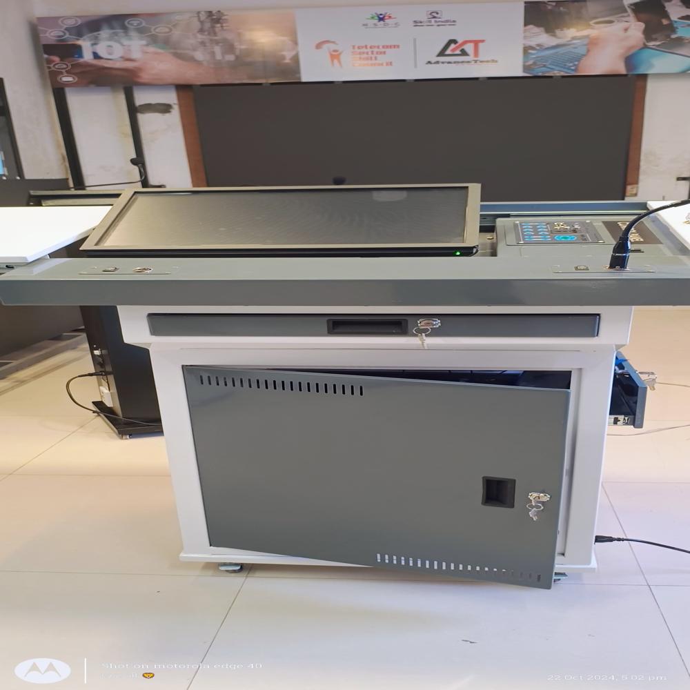 Interactive Digital Podium - Color: White